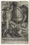 HEINRICH ALDEGREVER Group of 8 engravings from the Labors of Hercules.